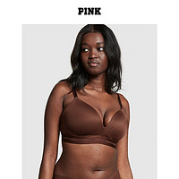 维多利亚的秘密 PINK 无钢圈时尚舒适文胸胸罩女士内衣 33F6深棕色-厚款 11229406 32DD