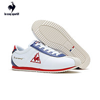 乐卡克（Le coq sportif）法国公鸡男女阿甘鞋轻便舒适棒球鞋运动休闲鞋小白鞋CMT-213364-WHT 白色265 白色排纹款 42(265mm)