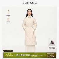 VGRASS维格娜丝冬季羽绒服女DSY2O4Y370 奶油白 4/S