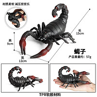 贝可麦拉(beikemaila)儿童仿真海洋动物模型软胶捏捏乐减压发泄早教认知玩具蝎子【软胶】