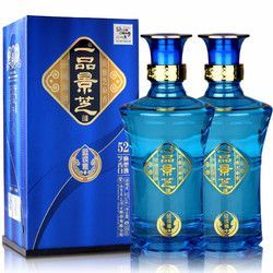 景芝 一品景芝 蓝淡雅 52%vol 芝麻香型白酒 500ml*2瓶 双瓶装