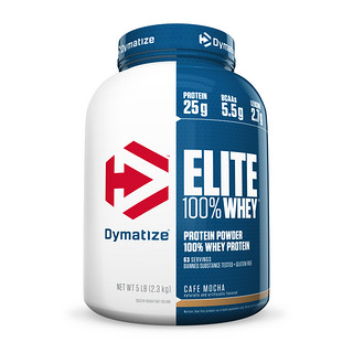 狄马泰斯Dymatize Elite Whey精英乳清蛋白粉5磅 5磅 巧克力味