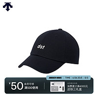 DESCENTE 迪桑特 ELEMENT系列 中性棒球帽 D2233ICP13 黑色-BK F