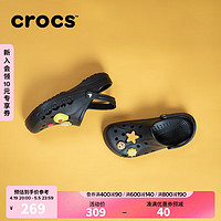 卡骆驰crocs洞洞鞋贝雅男鞋女鞋轻便耐磨一脚蹬拖鞋休闲鞋10126 黑色-001 41/42(260mm)