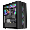 GALAXY 影驰 超新星Super黑色台式电脑游戏机箱（兼容ITX-EATX主板/360水冷位/显卡竖插/快拆侧板/网孔面板）