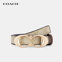 蔻驰（COACH）女士卡其色LOGO装饰CA516IMBDXM腰带【品牌授权直供】