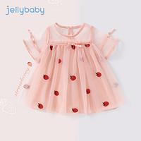 JELLYBABY 女童连衣裙夏季 粉色 120cm