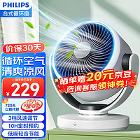 PHILIPS 飞利浦 空气循环扇家用台式电风扇节能大风量电扇客厅桌面小风扇宿舍台扇换气扇落地扇ACR2122DD