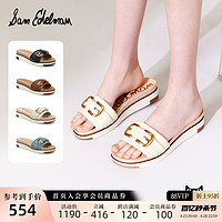 Sam Edelman 郑合惠子同款SAM EDELMAN夏季款厚底一字拖外穿拖鞋女AMELIA