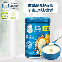 Gerber 嘉宝 南瓜小米谷物高铁米粉  6月龄多谷物辅食米糊250g