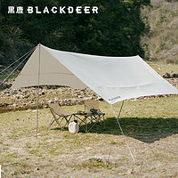 BLACKDEER 黑鹿 沐风天幕六角涂银防晒防雨布遮阳棚户外露营野餐用品全套装备