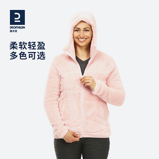 DECATHLON 迪卡侬 摇粒绒外套女珊瑚绒户外卫衣羊羔绒长绒抓绒衣运动绒衣ODT1