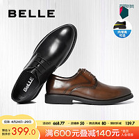 BeLLE 百丽 男士德比鞋 10822CM8 黑色 40