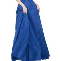 後物堂 承系列 缠枝四季花纹 女士马面裙 诺谬蓝