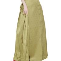 後物堂 承系列 葵花锁子纹 女士马面裙 萝绿色