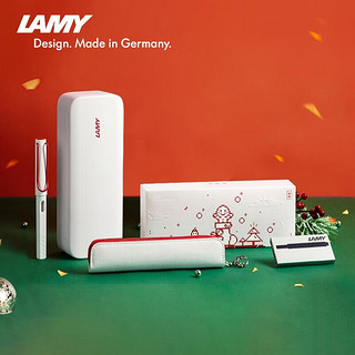 LAMY 凌美 钢笔礼盒 姜饼人墨水笔礼盒套装EF尖