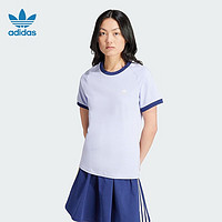 adidas 阿迪达斯 女子 三叶草系列 VRCT TEE 圆领短袖T恤 IX1916 A/S