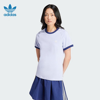 adidas 阿迪达斯 女子 三叶草系列 VRCT TEE 圆领短袖T恤 IX1916 A/S