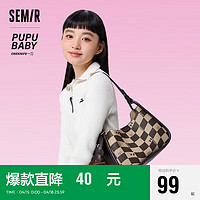 Semir 森马 水桶包奶噗噗联名圣诞礼物通勤风托特包女包105523153030