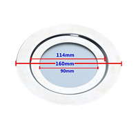 Midea 美的 水槽下水口变径器适配美的垃圾处理器配件官方补贴变径器 180变114变径