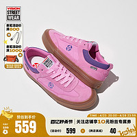 Vision Street Wear VISION官方 CHOPPER芭比粉复古T字头男女休闲帆布鞋美式滑板鞋