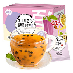 FUSIDO 福事多 蜂蜜百香果果醬茶450g便攜沖飲泡水喝飲品0脂肪30條獨立裝