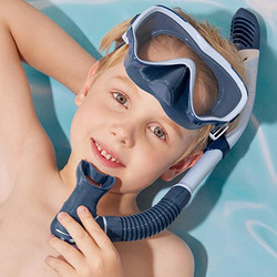 WATERTIME 蛙咚 兒童潛水面罩浮潛面鏡可呼吸游泳眼鏡浮潛三寶潛水裝備