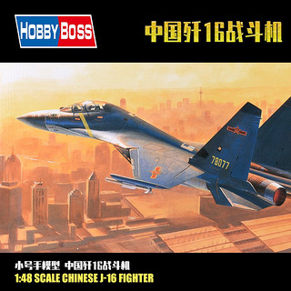 TRUMPETER 小号手 1/48中国空军歼J16潜龙战斗机 拼装飞机模型 81748