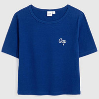 Gap 盖璞 女装夏季LOGO轻薄短袖T恤659475休闲上衣