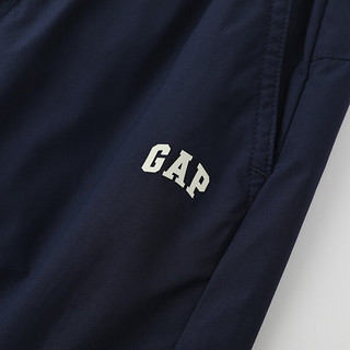 Gap男童2024夏季吸湿速干束口裤百搭运动儿童装长裤466267 海军蓝 120cm(6-7岁)亚洲尺码