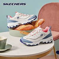 SKECHERS 斯凯奇 女鞋夏季蓝莓甜酒奶茶熊厚底增高运动鞋运动老爹熊猫鞋女