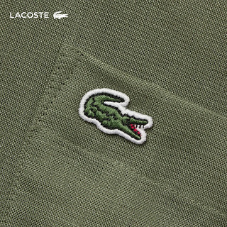 LACOSTE法国鳄鱼男士24年时尚百搭长袖衬衫|CH2188 316/军绿色 41 /180