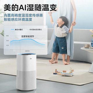 家装季、PLUS会员：Midea 美的 无雾加湿器 5升大容量 600ml/h