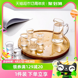 88VIP：blinkmax 丽尊 白酒杯套装家用分酒器小酒杯高档酒盅12只酒具量醒酒器带刻度