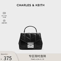 CHARLES & KEITH CHARLES&KEITH24;新款CK2-50782311金属扣手提信封包