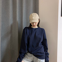 Champion 集货 champion冠军牌圆领无帽卫衣oversize薄绒打底春秋长袖外套