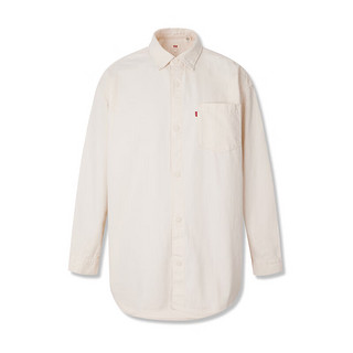 Levi's李维斯24春季男士休闲长袖衬衫A7556-0000 米白色 S