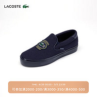 LACOSTE法国鳄鱼男鞋24年一脚蹬简约方便舒适休闲鞋47CMA0032 95K/藏青色 8 26.2