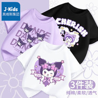 J.KIDS JEANSWEST 真维斯 女童纯棉短袖t恤
