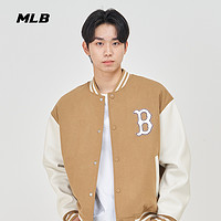 MLB 官方 男女情侣学院风棒球服时尚休闲羊毛外套24春季新款JPV01