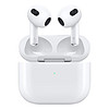 百亿补贴：Apple 苹果 AirPods 3 半入耳式真无线蓝牙耳机 配闪电充电盒