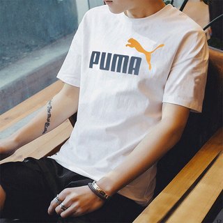  PUMA/彪马 纯棉 男士短袖T恤  847666-58/纯棉午夜蓝 M(175/96A)