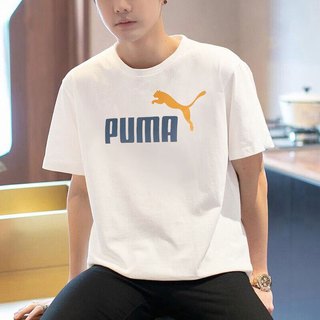  PUMA/彪马 纯棉 男士短袖T恤  847666-58/纯棉午夜蓝 M(175/96A)
