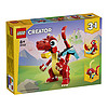 LEGO 乐高 创意百变系列 31145 红色小飞龙儿童益智积木玩具25426