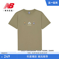 new balance NB官方24新款男士潮流百搭休闲舒适短袖T恤AMT41360