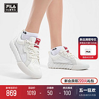 FILA 斐乐 官方女鞋CAMPO先锋板鞋2024夏新款绳索鞋聚会派对休闲鞋