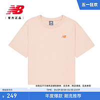 new balance NB官方24夏季女士潮流百搭休闲舒适运动短袖AWT41335