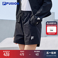 FILA 斐乐 FUSION斐乐潮牌运动短裤2024夏季新款休闲工装宽松五分裤女