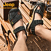 Jeep 吉普 户外运动包头男士沙滩鞋夏季外穿防滑防撞凉鞋轻便软底鞋