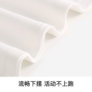 Classic Teddy儿童套装男女童T恤裤子两件装中小童透气休闲套 英文字母白 90 